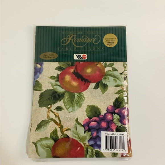 Retired, Romance Table Linens Rectangular Tablecloth, 6-8 Seating Capacity 🍇 - Picture 2 of 6